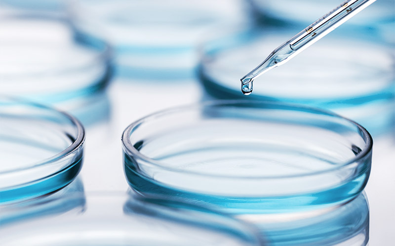 Medical capsule with biomedical concept, 3d rendering.